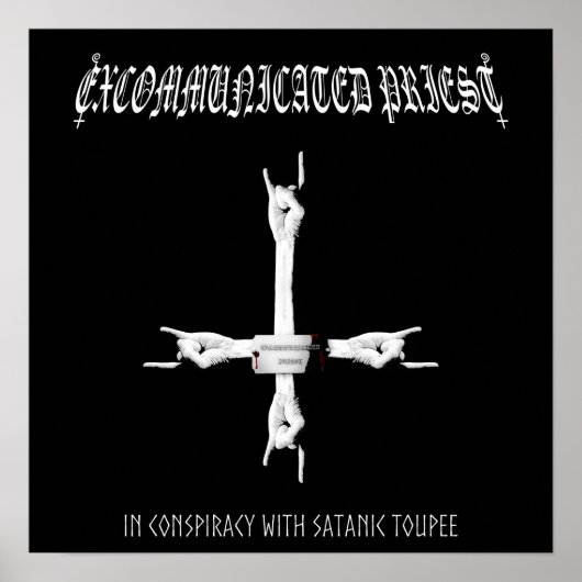 Geëxcommuniceerde priester "in samenzwering" Poste Poster (Voorkant)