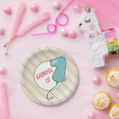 Geëxisteerde Eerste Gevangenisballon Papieren Bordje (Feest)