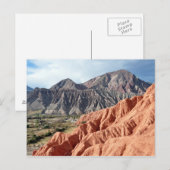 Geëxpandeerd berggebied in de provincie Salta Briefkaart (Voorkant / Achterkant)