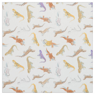 Geëxpandeerd Dragon Scatter Pattern Transparent Stof