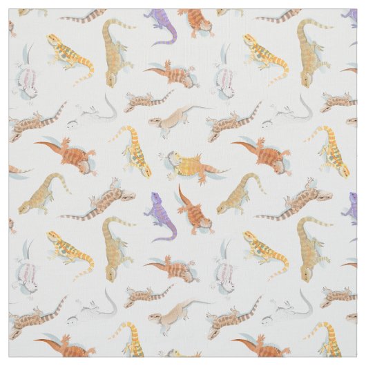 Geëxpandeerd Dragon Scatter Pattern Transparent Stof (Swatch)