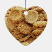 Geëxpandeerde Rijstkoeken ~ Aziatische Zoete Nager Keramisch Ornament (Achterkant)