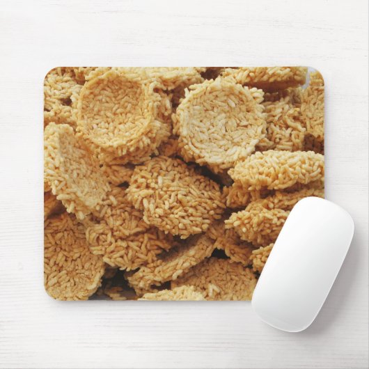 Geëxpandeerde Rijstkoeken ~ Aziatische Zoete Nager Muismat (Met muis)