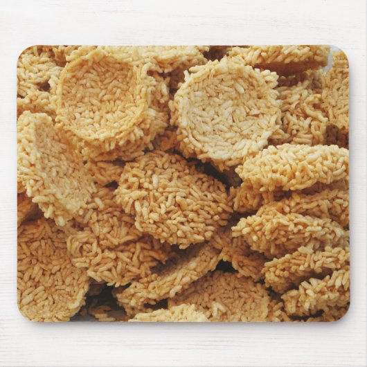 Geëxpandeerde Rijstkoeken ~ Aziatische Zoete Nager Muismat (Voorkant)