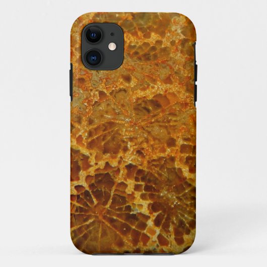 Geëxsilimeerde koraalachtige natuurparelsteen Case-Mate iPhone case (Achterkant)
