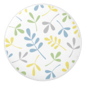 Geëxsorteerd Blauw Groen Geel Wit Keramische Knop (Voorkant)