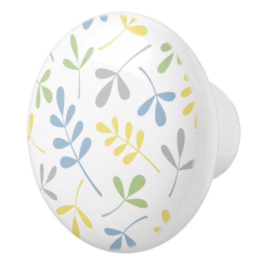 Geëxsorteerd Blauw Groen Geel Wit Keramische Knop (Rechts)