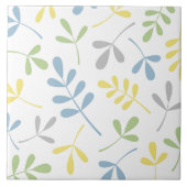 Geëxsorteerd Blauw Groen Geel Wit Tegeltje (Voorkant)