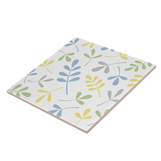 Geëxsorteerd Blauw Groen Geel Wit Tegeltje (Zijkant)