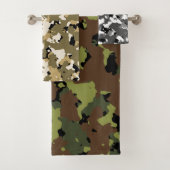 Geëxsorteerd Camo Bad Handdoek (Insitu)