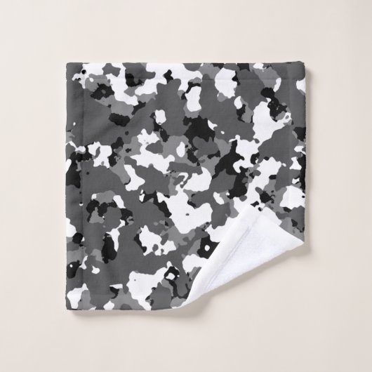 Geëxsorteerd Camo Bad Handdoek (Wasdoekje)