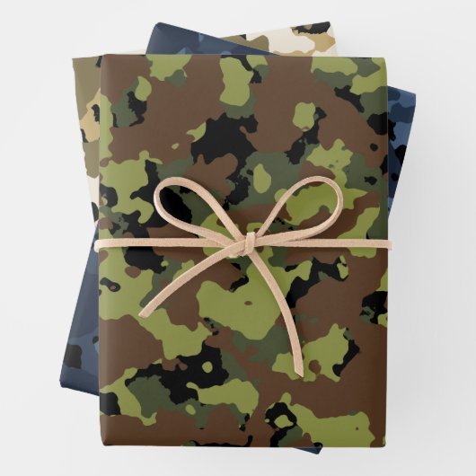 Geëxsorteerd Camo Inpakpapier Vel (In situ)