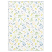 Geëxsorteerde Blauwe Groen Geel Witte PTN Tafelkleed (Voorkant)