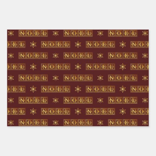 Geëxsorteerde ornamentale kerstknikkers inpakpapier vel (Voorkant 3)