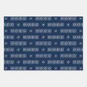 Geëxsorteerde ornamentale kerstknikkers inpakpapier vel (Voorkant 2)