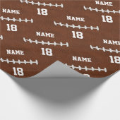 Geëxtextureerd als Football-opvulpapier personalis Cadeaupapier (Hoek)