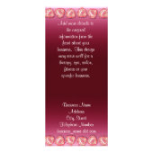 Geëxtreerde hartgrens reclamekaart (Achterkant)