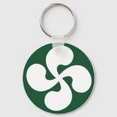 Geëxtrudeerd Baskisch kruis Sleutelhanger (Voorkant)