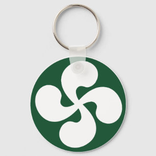 Geëxtrudeerd Baskisch kruis Sleutelhanger