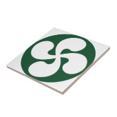 Geëxtrudeerd Baskisch kruis Tegeltje (Zijkant)