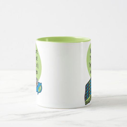 geëxtrudeerde duif mok (Midden)