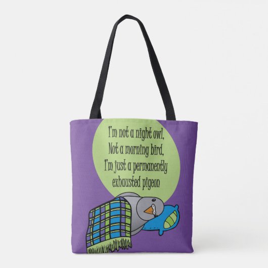 geëxtrudeerde duif tote bag (Achterkant)