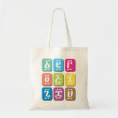 Ge'ez Ethiopian Numbers Tote Bag (Voorkant)