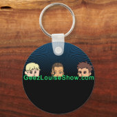 Geez Louise Group Dark Sleutelhanger (Voorkant)