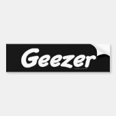 Geezer Bumpersticker (Voorkant)