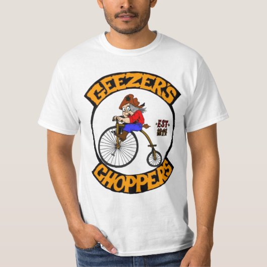 Geezer choppers t-shirt (Voorkant)
