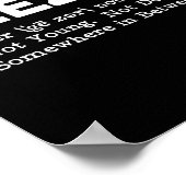 Geezer Definition - Funny Old Age  Poster (Hoek)