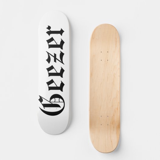 Geezer Skateboard (Voorkant)