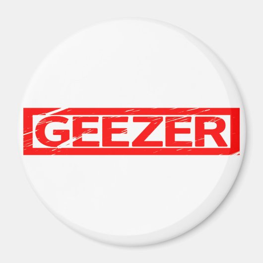 Geezer Stamp Magneet (Voorkant)