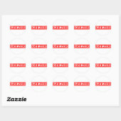 Geezer Stamp Ronde Sticker (Vel)