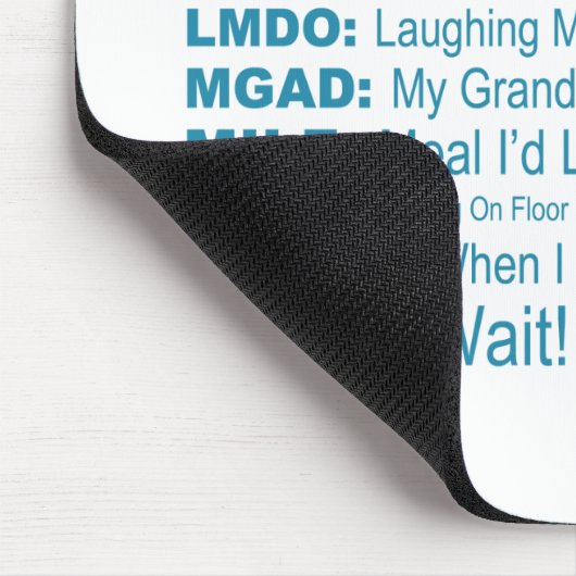 Geezer Tweets - Mousepad Muismat (Hoek)