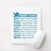 Geezer Tweets - Mousepad Muismat (Met muis)