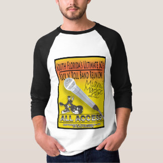 Geezerpalooza 2010 Al Toegang 3/4 Mannen T-Shirt