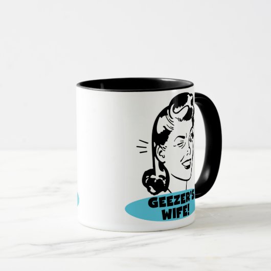 Geezer's vrouw mok (Voorkant rechts)