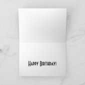 "Gefacteerde vis op een andere voltooide reis" Bir Bedankkaart (Binnen)