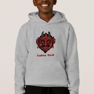 Gefanged Red Devil met Horns Sweatshirt