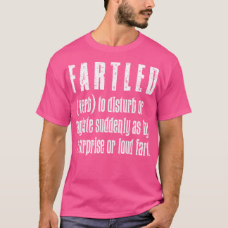 Gefartled Witte Tekst T-shirt