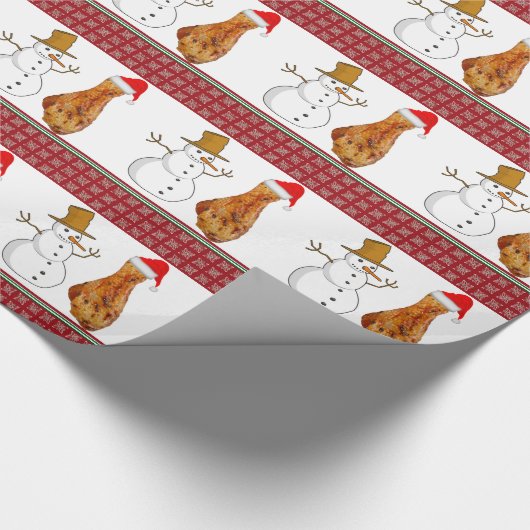 Gefaseerd gekookt kippenbeen cadeaupapier (Hoek)