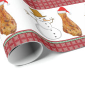 Gefaseerd gekookt kippenbeen cadeaupapier (Rol Hoek)