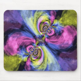 Gefaseerde kleuren met curven muismat