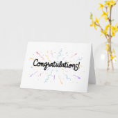 Gefeliciteerd! #1 kaart (Gele Bloem)