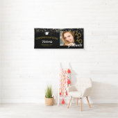 Gefeliciteerd 2020 Afstuderen Gold Stars Foto Spandoek (Insitu)