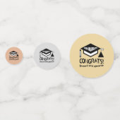 Gefeliciteerd, 2024 Afstuderen! Confetti (Achterkanten)