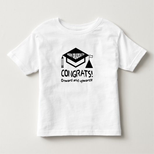 Gefeliciteerd, 2024 Afstuderen! Kinder Shirts (Voorkant)