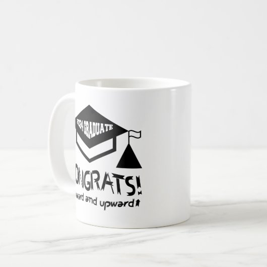 Gefeliciteerd, 2024 Afstuderen! Koffiemok (Voorkant links)