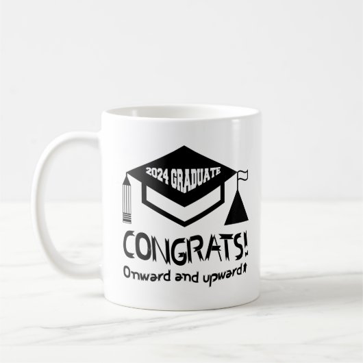 Gefeliciteerd, 2024 Afstuderen! Koffiemok (Links)